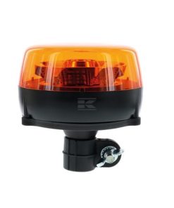 Baliza LED, 11 W, 9-32 V, ámbar, montaje en poste flexible, giratorio, Ø140 mm x 142 mm, CL3, ATLAS