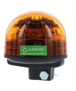 Baliza LED, 17W, 12-24V, ámbar, montaje en poste rígido, Ø127x135 mm, E-VENUS de Sacex
