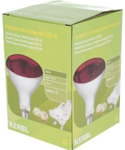 Infrared lamp 250W red