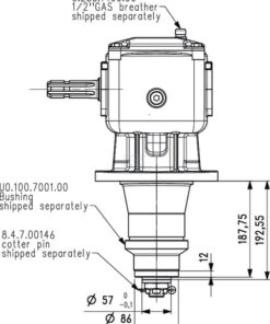 Caja de cambios LF-227 J 1:1.83