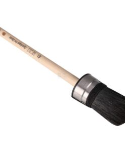 Pincel clásico ovalado, 5 estrellas, cerdas negras, 40 mm