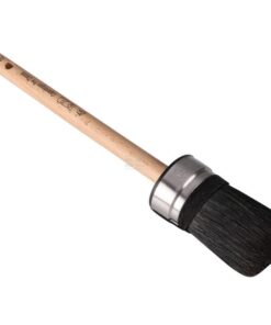 Pincel clásico ovalado, 5 estrellas, cerdas negras, 45 mm