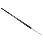 Pincel universal, pintado en negro, cerdas blancas 2