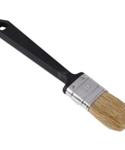 Cepillo plano de un solo uso, pigshair blanco tamaño 30