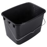 Cubo de pintura 10 L, negro
