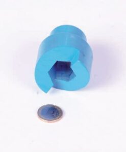 Embrague hexagonal a derecha