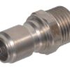 Acoplamiento rápido Ø23,8 mm x 3/4" macho en acero inoxidable