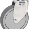 Rueda industrial giratoria en goma: Ø150 x 32 mm, orificio único para pasador. Capacidad: 100 kg, Tente 2 Rueda industrial giratoria en goma: Ø150 x 32 mm, orificio único para pasador. Capacidad: 100 kg, Tente