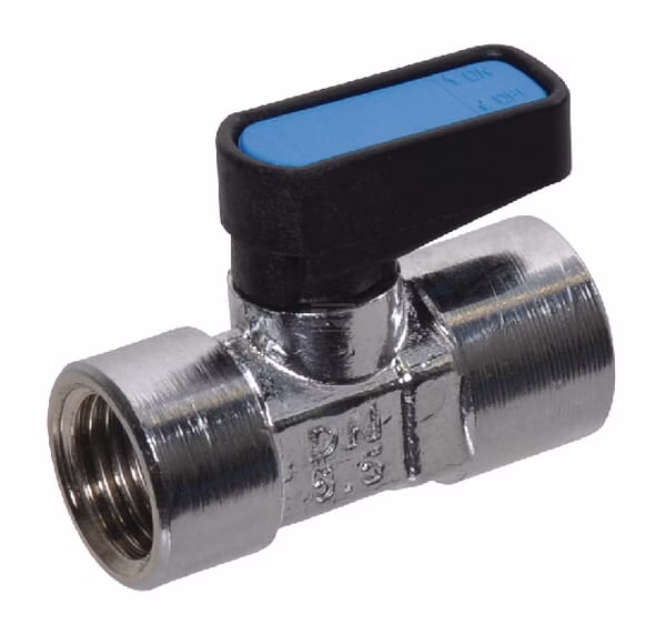 Llave de bola mini 1/4" entrada/entrada