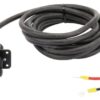 Enchufe 3 patillas doble con cable