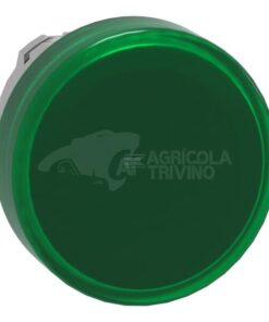 Elemento frontal con indicador luminoso verde