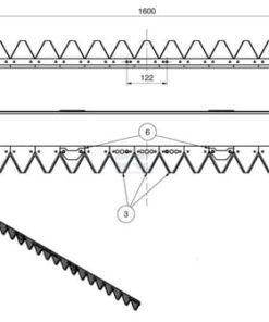 Cuch. seg. den. 1,60 m Rapid 5 Cuch. seg. den. 1,60 m Rapid