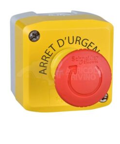 Interruptor de emergencia, caja de pulsadores 1NA + 1NC