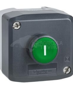 Caja para pulsador, verde, I