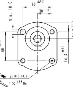 Bomba hidráulica de engranajes AZPF-11-014LFP20KB Bosch Rexroth
