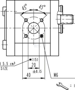 Bomba hidráulica de engranajes AZPF-22-022LFP20MB-S0040 Bosch Rexroth