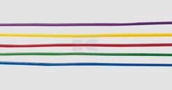 Cable montaje, 1mm² rojo/blanc