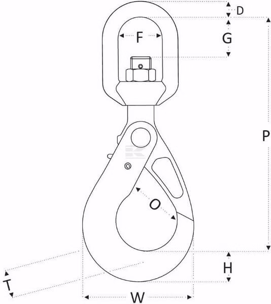 Gancho segurid.girato.RSBS10mm 2 Gancho segurid.girato.RSBS10mm