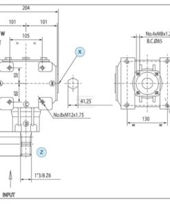 Caja de cambios TB-27J 1:1,46
