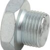 Engine oil sump drain plug, compatible with with 3 and 4 cylinders