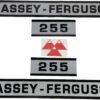 Set of stickers for 255