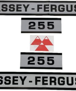 Set of stickers for 255