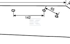 Reja con pico der. SSP294OE Rabe 3 Reja con pico der. SSP294OE Rabe