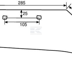 Reja con pico der. SSP200JB Rabe 3 Reja con pico der. SSP200JB Rabe