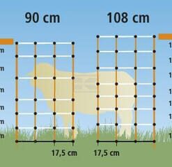 Topline Plus red 90cm, doble púa 27 Topline Plus net 108cm, double spike