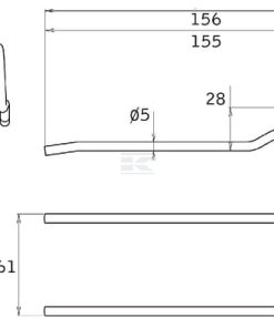 Dientes Pick-up 3 Dientes Pick-up