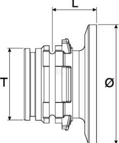 Adaptador T6M 2" "Banjo"