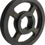 Polea para correa trapecial, 2 canales B o SPB, Ø287 mm, para buje Taperlock 2517, Kramp