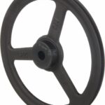 Polea para correa trapecial, 1 canal Z o SPZ, Ø284 mm, Kramp