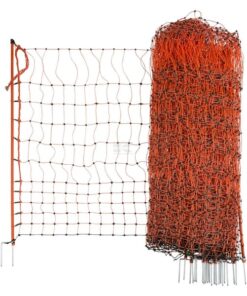 Poultry netting 50m/106cm double spike orange