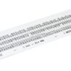Plastic ruler-gauge