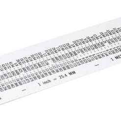 Plastic ruler-gauge