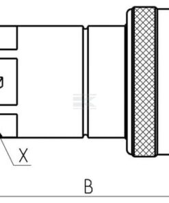 Acoplamiento rápido hembra 1 1/2" - 1 1/2" BSP