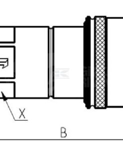 Acoplamiento rápido hembra 1/2"-1/2"BSP