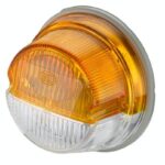 Luz de intermitencia y galibó 18 / 3 W, redonda, 12 V, ámbar / transparentee, Ø 78 mm, Hella