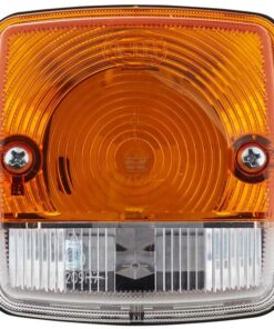 Piloto de posición e intermitencia 21 W, cuadrada, 12 V, ámbar / transparente, atornillable, 84 x 84 mm, Hella