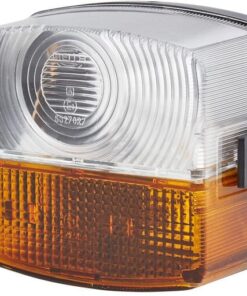 Luz de intermitencia y galibó 21 W, cuadrada, 12 V, ámbar / transparentee, atornillable, 85 x 54 x 9 5 mm, Hella