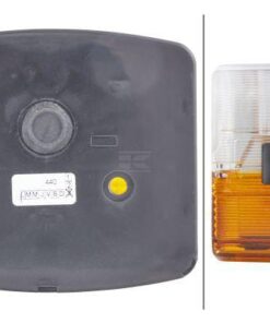 Luz de intermitencia y galibó 21 W, cuadrada, 12 V, ámbar / transparentee, atornillable, 85 x 54 x 9 5 mm, Hella