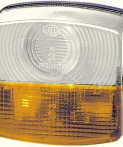Luz de intermitencia y galibó 21 W, cuadrada, 12 V, ámbar / transparentee, atornillable, 85 x 54 x 9 5 mm, Hella