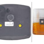 Luz de intermitencia y galibó 21 W, cuadrada, 12 V, ámbar / transparentee, atornillable, 85 x 54 x 95 mm, Hella
