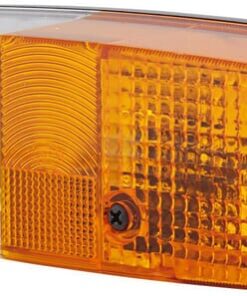 Luz de intermitencia y galibó 21 / 5 W, rectangular, 12 / 24 V, ámbar / transparentee, atornillable, lado izquierdo, 158 x 51 x 64 mm, Hella
