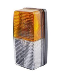 Luz de intermitencia y galibó 21 / 5 W, rectangular, 12 V, ámbar / transparentee, atornillable, 125 x 45 x 62 mm, Hella