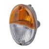 Piloto intermitencia y gálibo ovalada, 12 V, ámbar/transparente 140,4x98,4x75,1 mm, Hella