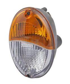 Piloto intermitencia y gálibo ovalada, 12 V, ámbar/transparente 140,4x98,4x75,1 mm, Hella
