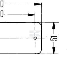 Intermitente 140X51 mm