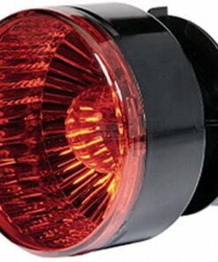 Luz de freno redonda, 12 V, roja, atornillable, Ø 66 mm, Hella 15 Luz de freno redonda, 12 V, roja, atornillable, Ø 66 mm, Hella